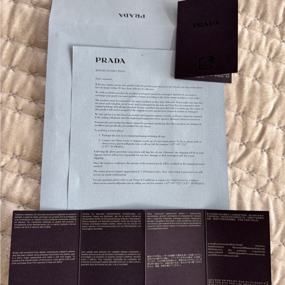 Prada Black Shiny Loafers. Worn once. Looks like new - Picture 6 of 6